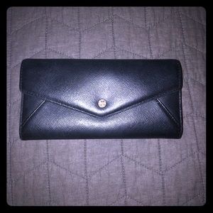 Tory Burch Black Envelope Continental Wallet